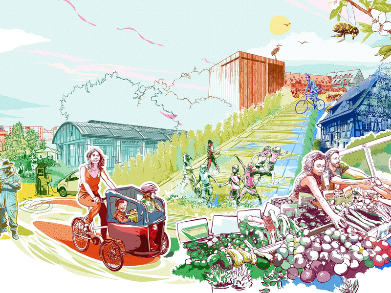 Klimaschutz-Illustration-Ostfildern