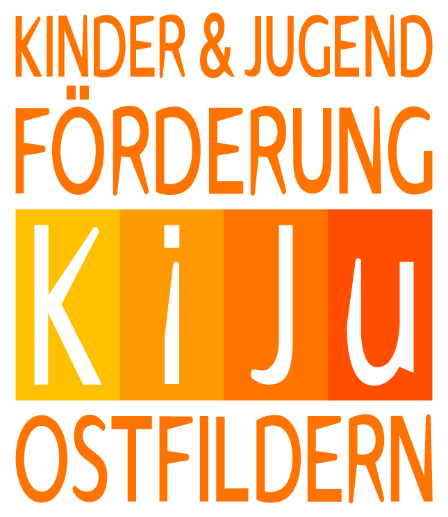 Logo mit dem Text Kinder & Jugend Förderung KiJu Ostfildern
