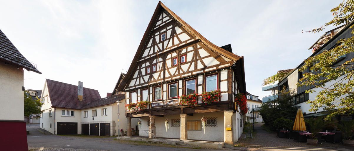 Blick auf das Alte Rathaus im Stadtteil Scharnhausen